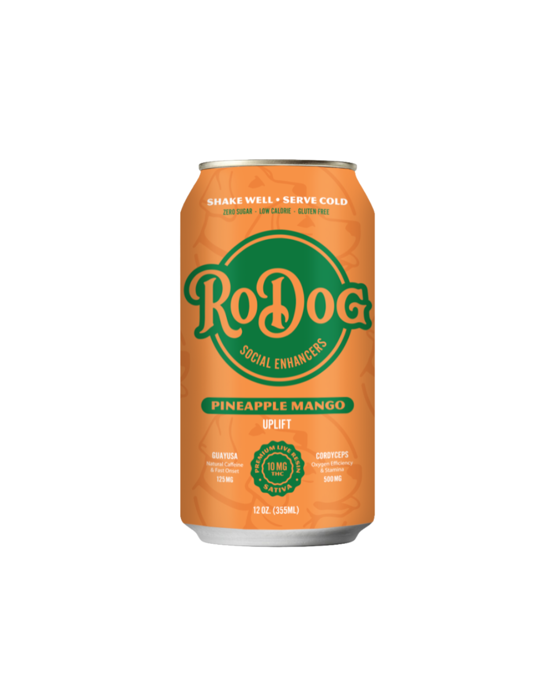 RoDog | Live Resin Delta 9 THC + Adaptogens | 10mg / Pineapple Mango
